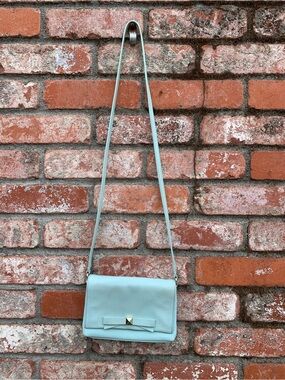 Kate Spade New York Bright Light Carah Cyblue Leather Crossbody Bag
